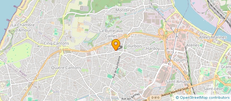 localisation de l'entreprise MADAME MARYSE ELISSALDE à ANGLET