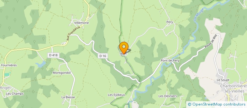 localisation de l'entreprise MADAME MARYSE ESPAGNOL  CHARBONNIERES-LES-VIEILLES