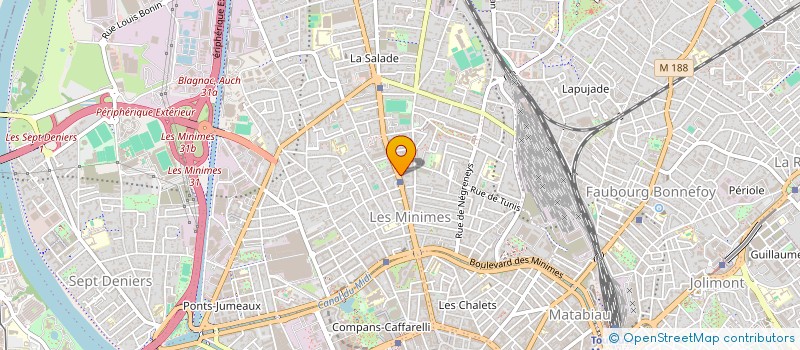 localisation de l'entreprise MADAME MARYSE ESTARLIE à TOULOUSE