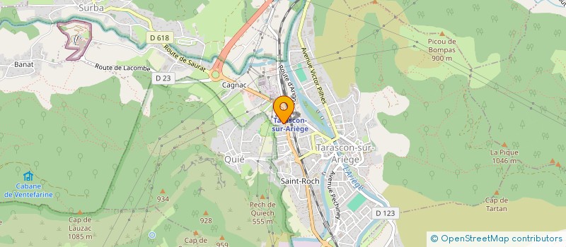 localisation de l'entreprise MADAME MARYSE EYCHENNE à TARASCON-SUR-ARIEGE
