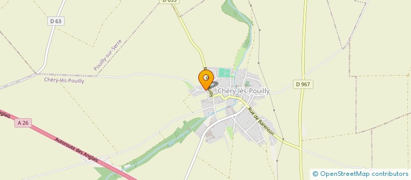 localisation de l'entreprise MADAME MARYSE FAGOT à CHERY-LES-POUILLY