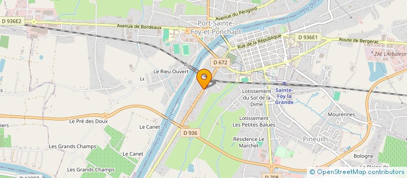 localisation de l'entreprise MADAME MARYSE FALSAROLO  PINEUILH