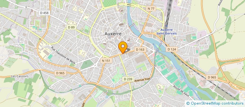 localisation de l'entreprise MADAME MARYSE FICHOT à AUXERRE