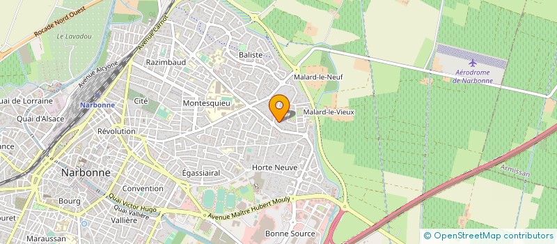 localisation de l'entreprise MADAME MARYSE FONS à NARBONNE