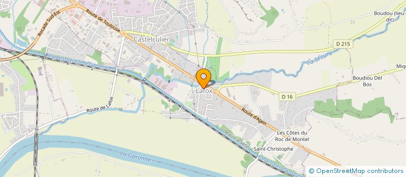 localisation de l'entreprise MADAME MARYSE FONVIEILLE  LAFOX