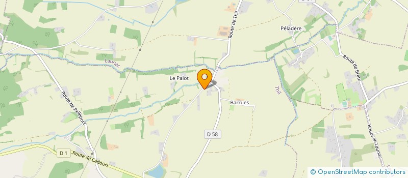 localisation de l'entreprise MADAME MARYSE FOURCASSIER  THIL