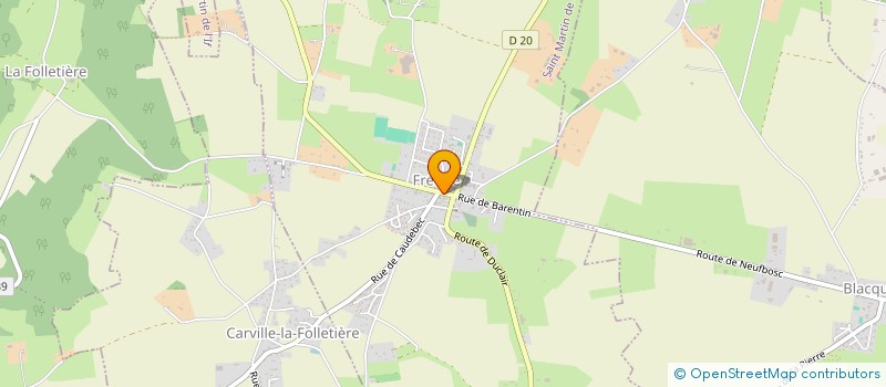 localisation de l'entreprise MADAME MARYSE FREZEL  SAINT MARTIN DE L'IF