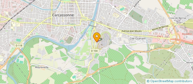 localisation de l'entreprise MADAME MARYSE FROMILHAGUE à CARCASSONNE