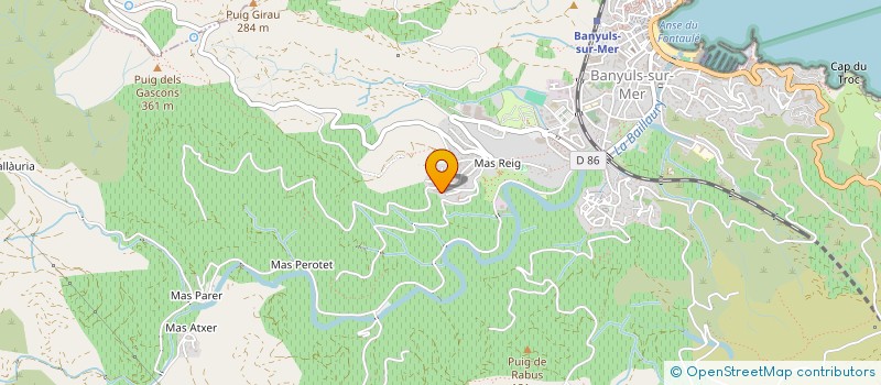 localisation de l'entreprise MADAME MARYSE GASS  BANYULS-SUR-MER