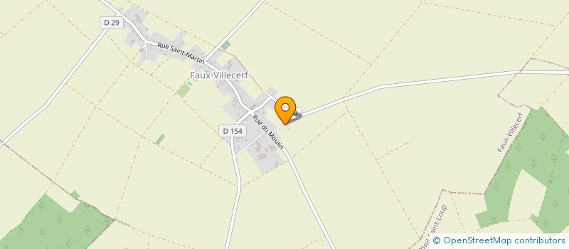 localisation de l'entreprise MADAME MARYSE GATOUILLAT  FAUX-VILLECERF