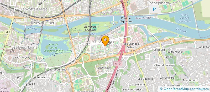 localisation de l'entreprise MADAME MARYSE GAUTHIER à TOURS