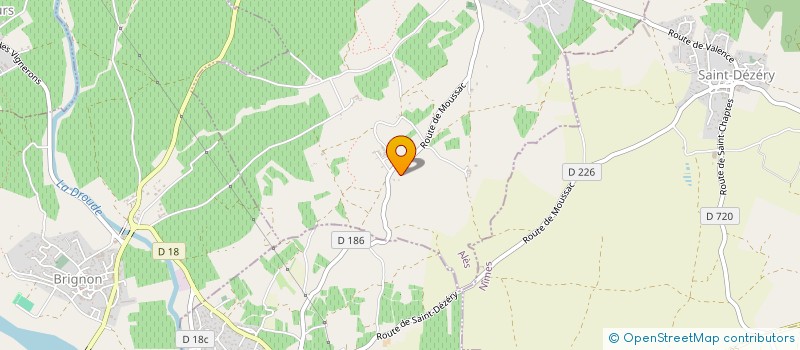 localisation de l'entreprise MADAME MARYSE GIBELIN  SAINT-GENIES-DE-MALGOIRES