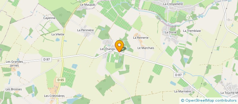 localisation de l'entreprise MADAME MARYSE GICQUEL  LA LIMOUZINIERE