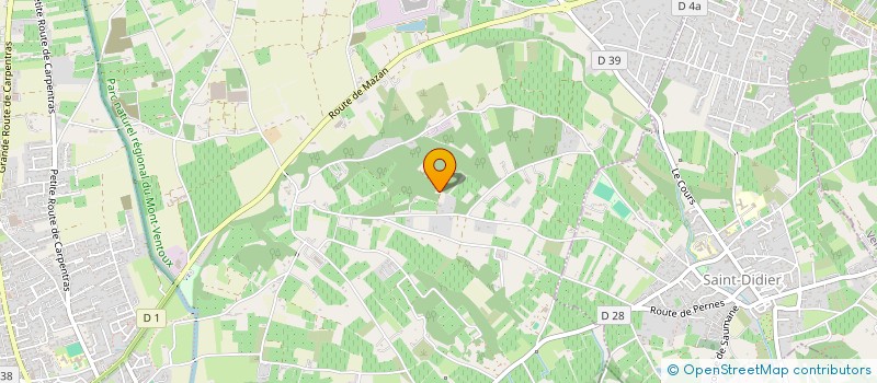 localisation de l'entreprise MADAME MARYSE GIRARD  PERNES-LES-FONTAINES