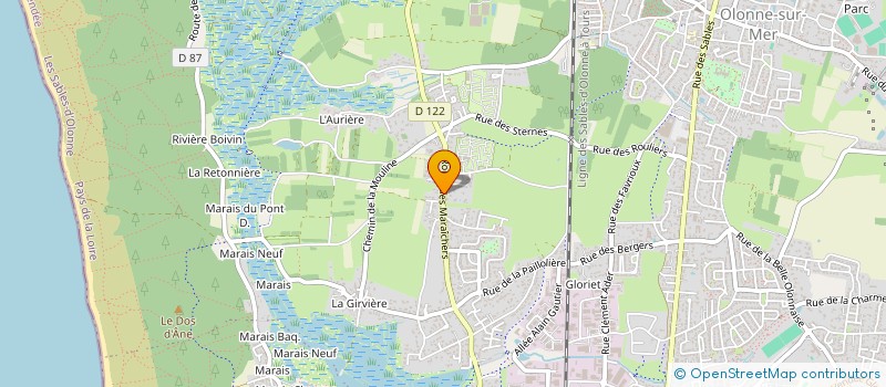 localisation de l'entreprise MADAME MARYSE GIRARDEAU à LES SABLES D'OLONNE
