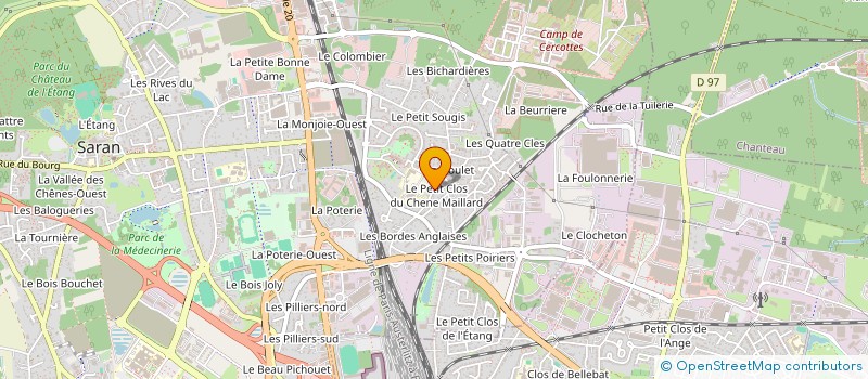 localisation de l'entreprise MADAME MARYSE GOUEFFON à SARAN