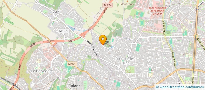 localisation de l'entreprise MADAME MARYSE GOURMET  FONTAINE-LES-DIJON