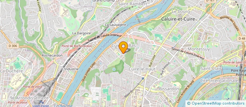 localisation de l'entreprise MADAME MARYSE GRANGER à CALUIRE ET CUIRE