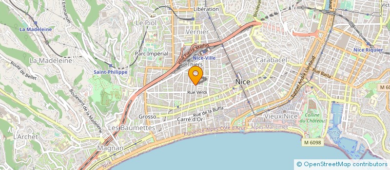 localisation de l'entreprise MADAME MARYSE GUERBOIS à NICE
