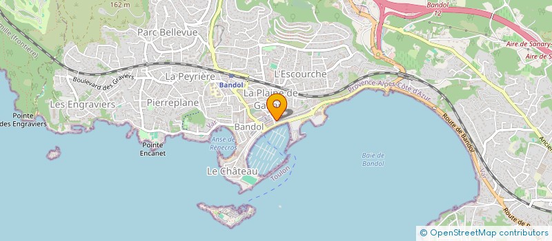 localisation de l'entreprise MADAME MARYSE GUERDNER à BANDOL