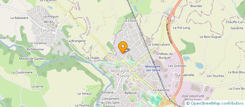 localisation de l'entreprise MADAME MARYSE GUESDON  MORTAGNE-SUR-SEVRE