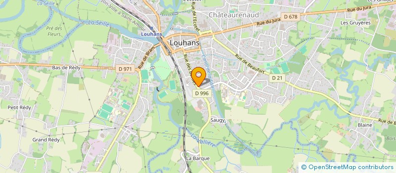 localisation de l'entreprise MADAME MARYSE GUICHARD à LOUHANS