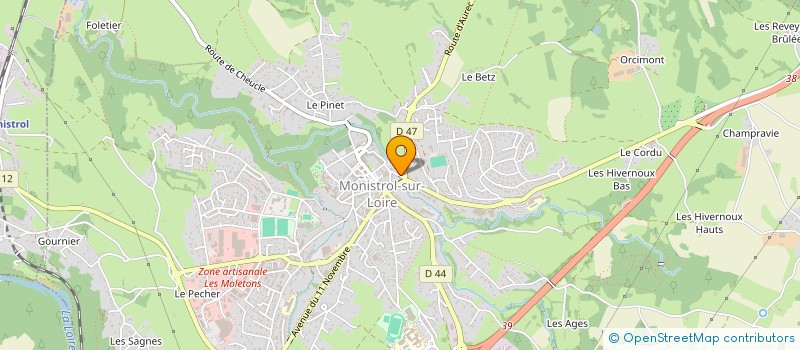 localisation de l'entreprise MADAME MARYSE GUICHARD à MONISTROL-SUR-LOIRE
