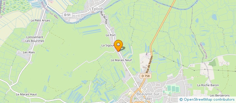localisation de l'entreprise MADAME MARYSE GURSKI à BEAUVOIR-SUR-MER
