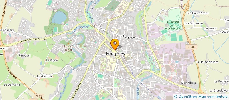 localisation de l'entreprise MADAME MARYSE HAVARD  FOUGERES