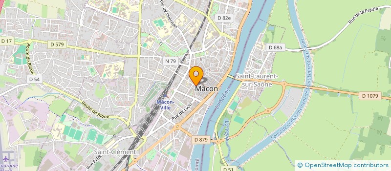 localisation de l'entreprise MADAME MARYSE HAYEZ  MACON