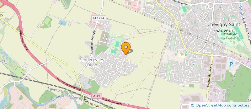 localisation de l'entreprise MADAME MARYSE HENRY  SENNECEY-LES-DIJON