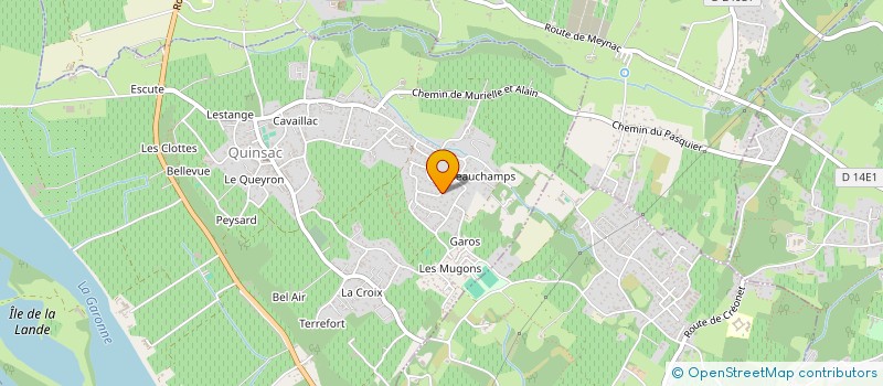 localisation de l'entreprise MADAME MARYSE HERVE  QUINSAC