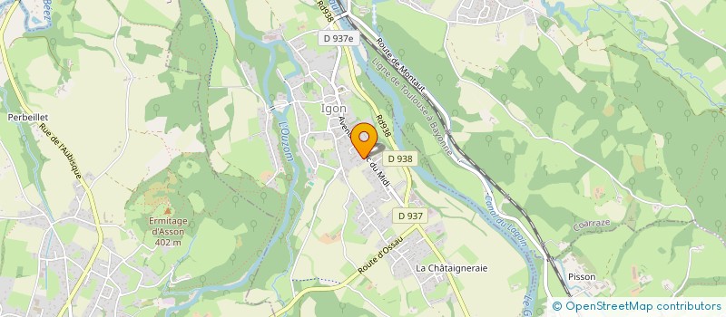 localisation de l'entreprise MADAME MARYSE HOURCASTAGNE  MONTAUT