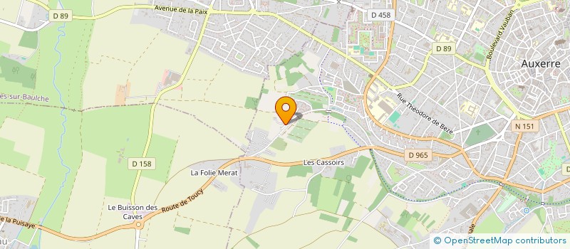 localisation de l'entreprise MADAME MARYSE HUOT à AUXERRE