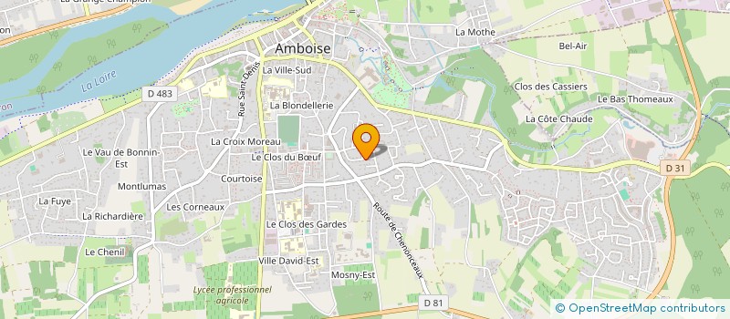 localisation de l'entreprise MADAME MARYSE HUSSON  AMBOISE