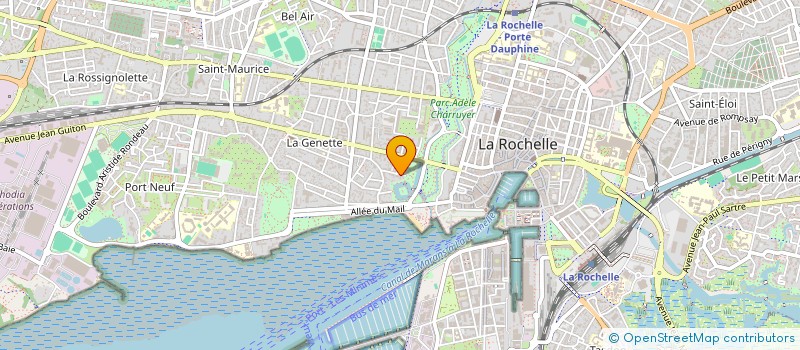 localisation de l'entreprise MADAME MARYSE IMBOURG  LA ROCHELLE