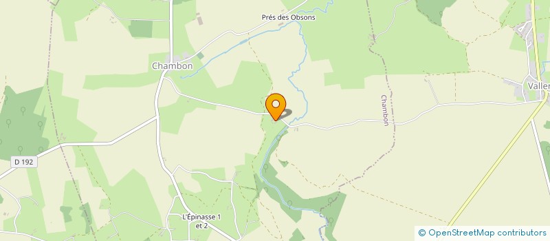 localisation de l'entreprise MADAME MARYSE JACQUIN  CHAMBON