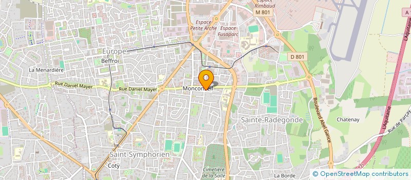 localisation de l'entreprise MADAME MARYSE JEAN-BAPTISTE  TOURS