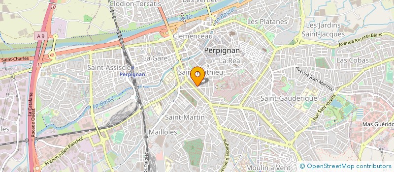 localisation de l'entreprise MADAME MARYSE JEAN-PIERRE  PERPIGNAN