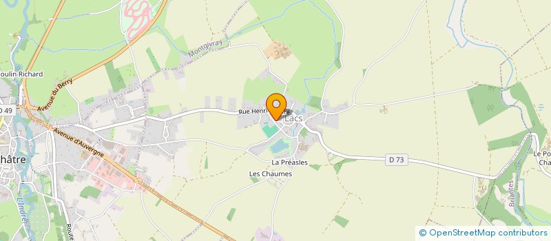 localisation de l'entreprise MADAME MARYSE JOUBERT à LACS