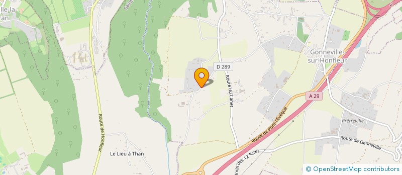 localisation de l'entreprise MADAME MARYSE JOUGLET  GONNEVILLE-SUR-HONFLEUR