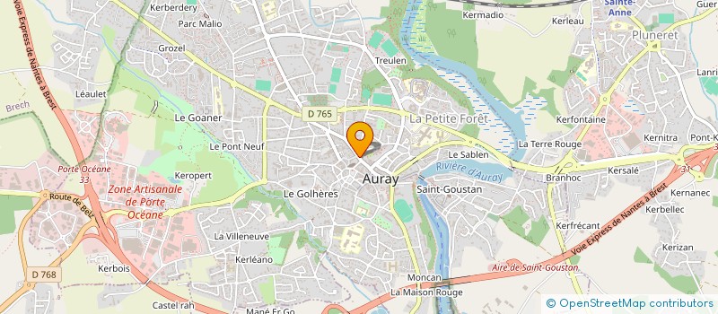 localisation de l'entreprise MADAME MARYSE JOUNO à AURAY