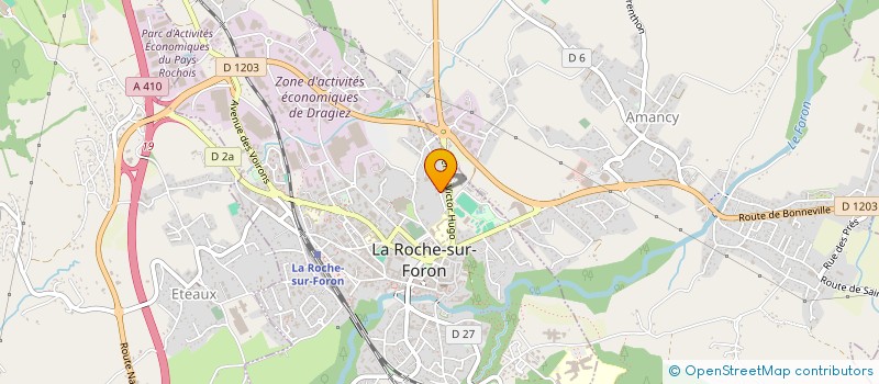 localisation de l'entreprise MADAME MARYSE JOURDIEU  LA ROCHE-SUR-FORON