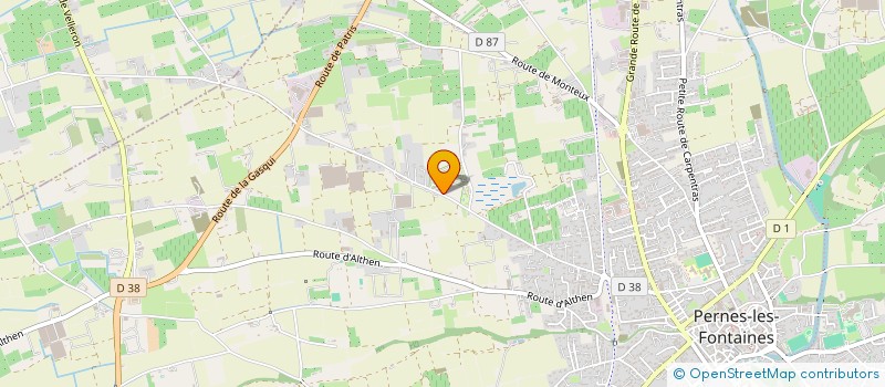 localisation de l'entreprise MADAME MARYSE JULIEN  PERNES-LES-FONTAINES