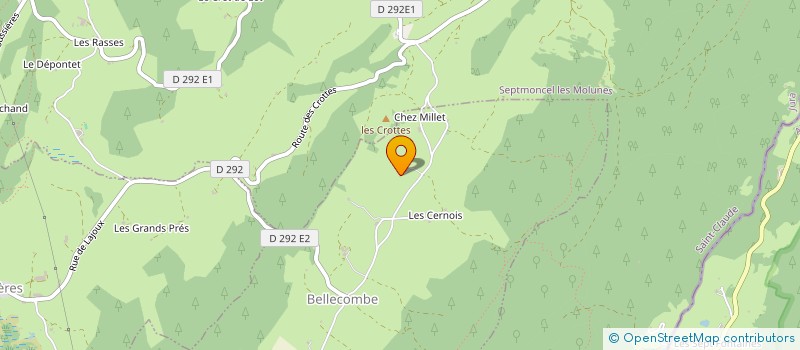 localisation de l'entreprise MADAME MARYSE LACROIX  SEPTMONCEL LES MOLUNES