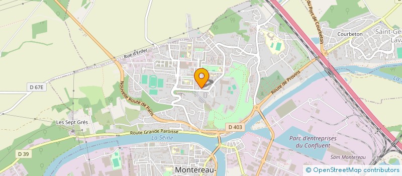 localisation de l'entreprise MADAME MARYSE LAFOUCRIERE  VARENNES-SUR-SEINE