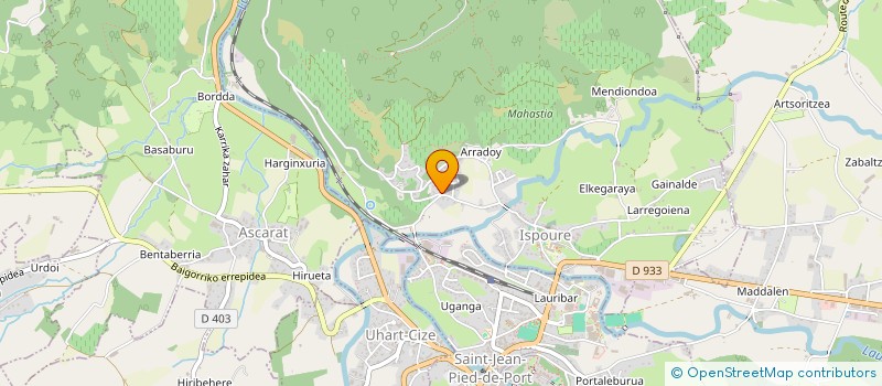 localisation de l'entreprise MADAME MARYSE LAMBERT  ISPOURE