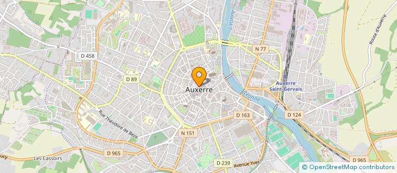 localisation de l'entreprise MADAME MARYSE LAMOTTE à AUXERRE