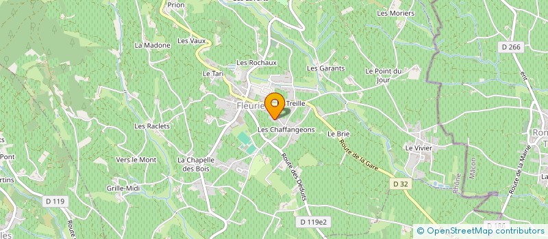 localisation de l'entreprise MADAME MARYSE LAROCHE à FLEURIE