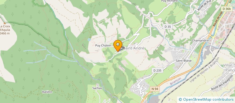 localisation de l'entreprise MADAME MARYSE LATELLIER à MONTGENEVRE